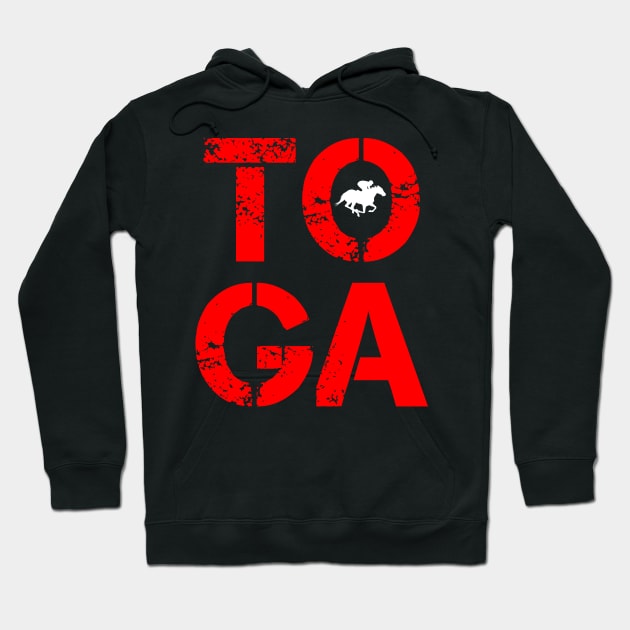 Toga Saratoga Springs Upstate New York Hoodie by sewandtell